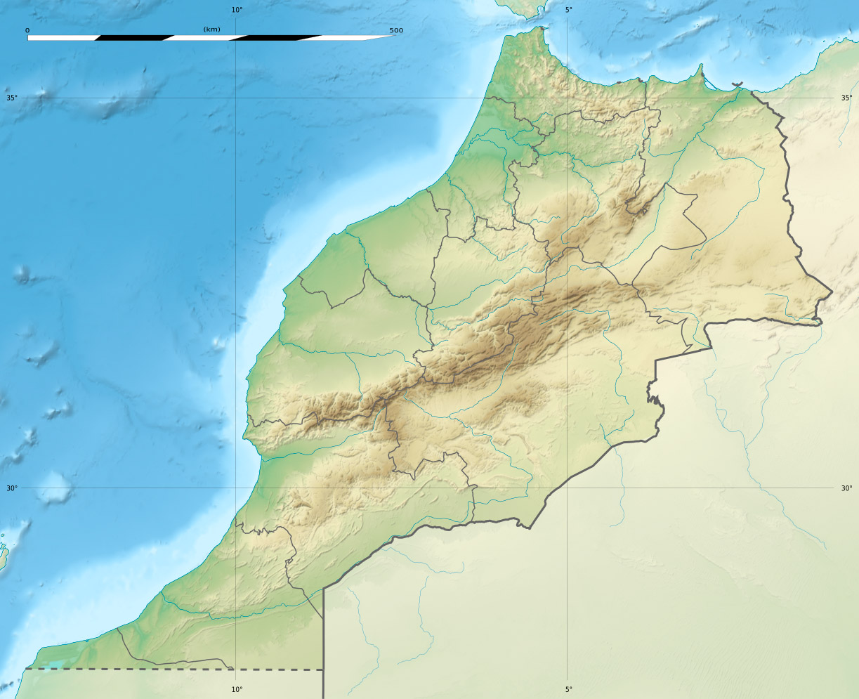 خريطة مدن المغرب - اسهل معرفه لمدن المغرب في شكل خريطه 1907 9