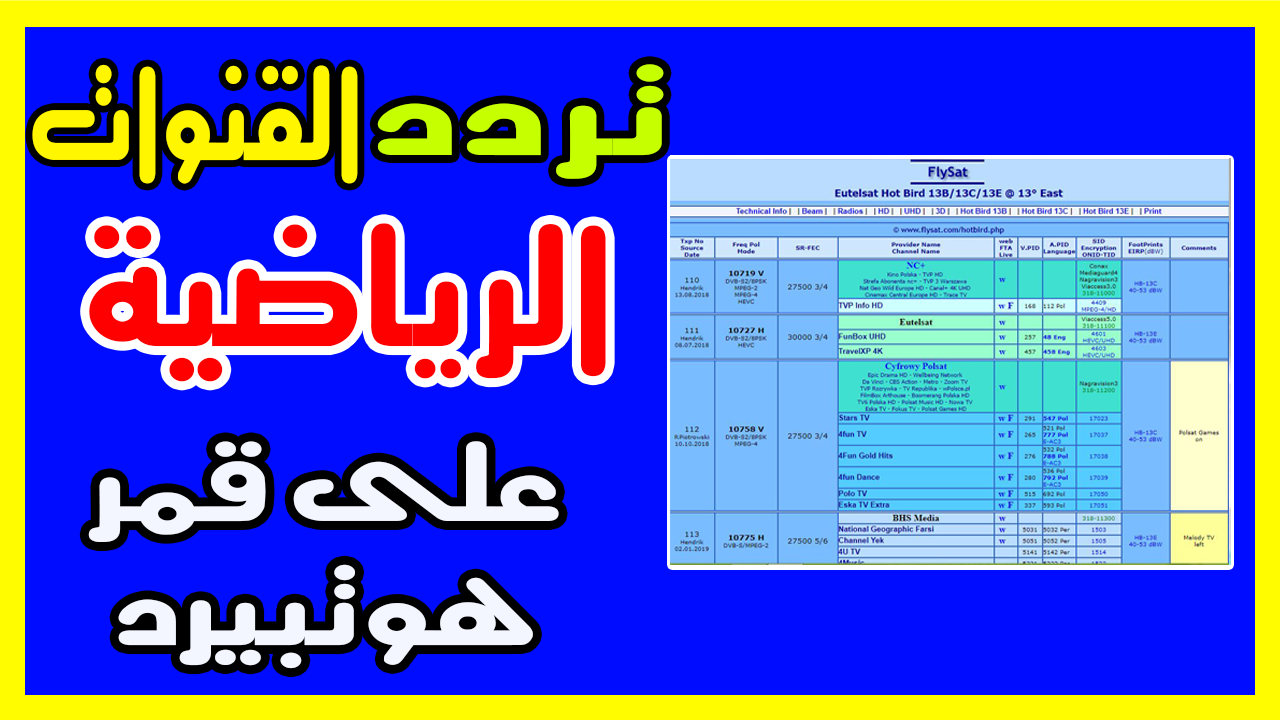 تردد قنوات الهوت بيرد المفتوحة , اتعرف باقات قنوات رياضيه تبث الدوري الاوربي