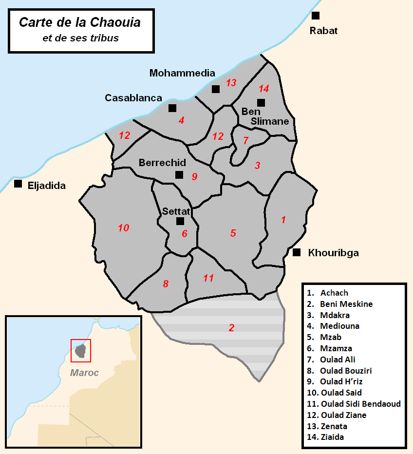 خريطة مدن المغرب - اسهل معرفه لمدن المغرب في شكل خريطه 1907